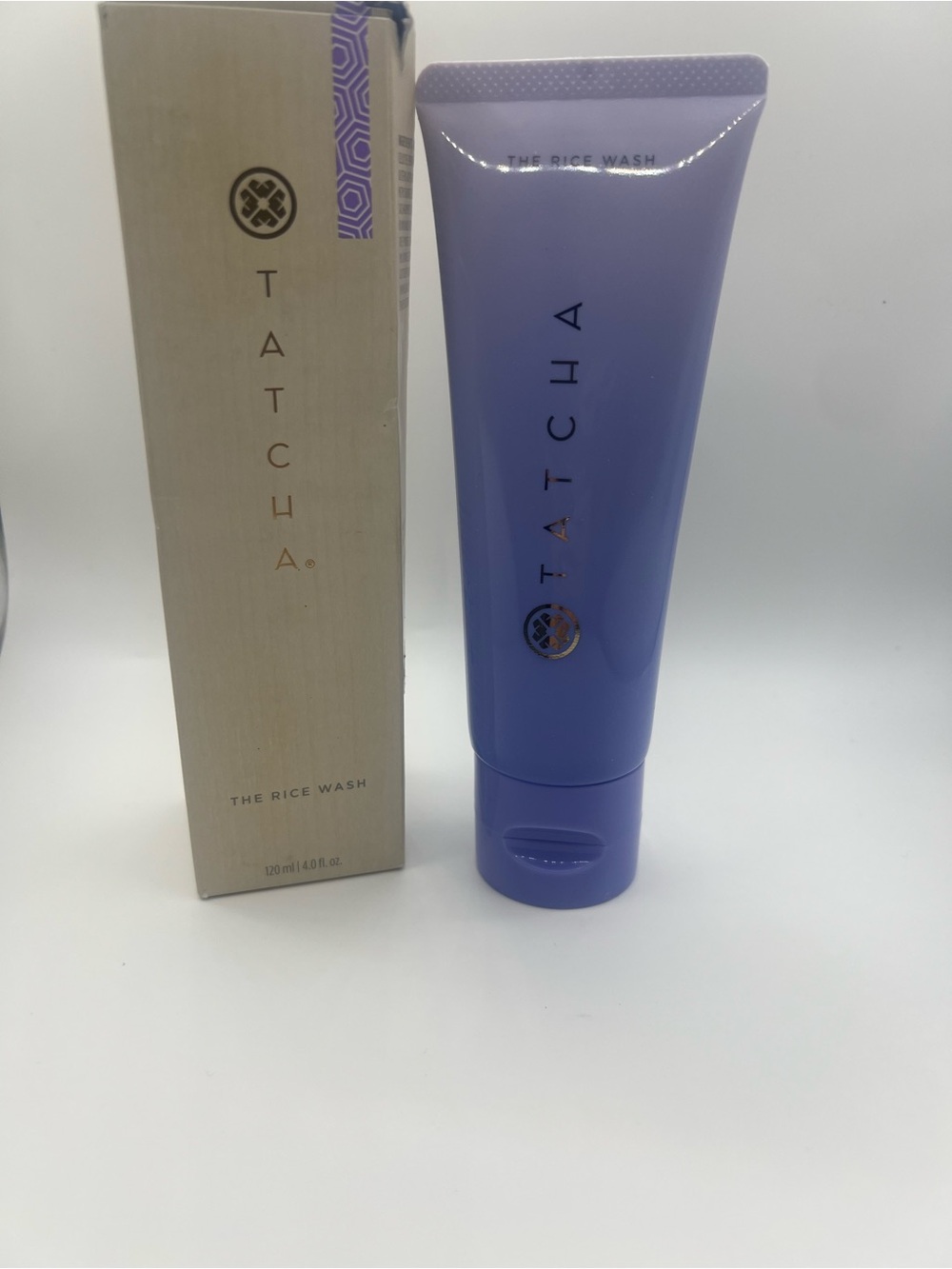 Tatcha Lavender Tube The Rice Wash Gentle Foaming Cleanser